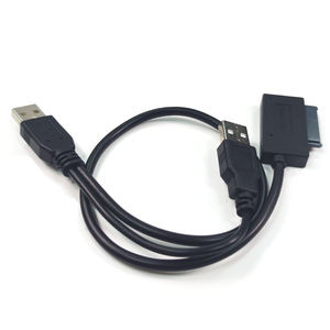 Cable <span class=keywords><strong>USB</strong></span> 2.0 a <span class=keywords><strong>SATA</strong></span> 6+7 de <span class=keywords><strong>13</strong></span> Pines, Cable <span class=keywords><strong>USB</strong></span> a <span class=keywords><strong>SATA</strong></span> Slimline para Disco Duro Externo de Portátil, HDD, Caddy, DVD - Product Image 5