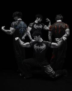 Nouveau T-shirt de sport moulant à manches courtes en soie de lait à séchage rapide pour homme, collection 2026 <span class=keywords><strong>Venom</strong></span> Dragon Slayer - Product Image 1
