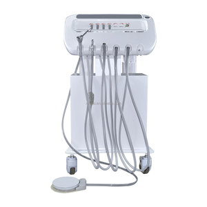 รถเข็นทันตกรรมเคลื่อนที่ออลอินวัน พร้อมระบบจ่ายน้ำดูดและระบบจ่ายยาทันตกรรมแบบพกพาความแม่นยำสูง - รถเข็นทันตกรรมเคลื่อนที่แบบมีกังหัน - Product Image 6