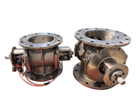 Vanne rotative à clapet en acier inoxydable motorisée pour l'utilisation dans les chantiers de construction et les usines de fabrication