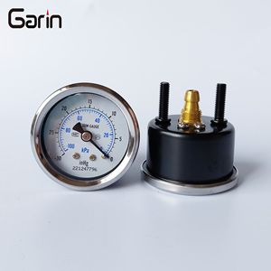 Trở lại kết nối với u-kẹp bảng điều chỉnh gắn kết quay số 40mm-30 inhg/ -100 kPa kép quy mô chân không đo áp suất áp kế - Product Image 2