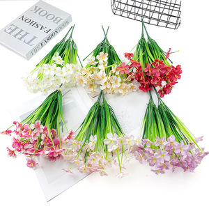 Bouquets de fleurs artificielles de printemps 10cm-30cm, marguerites en soie pour la décoration de la maison et les mariages - Product Image 1