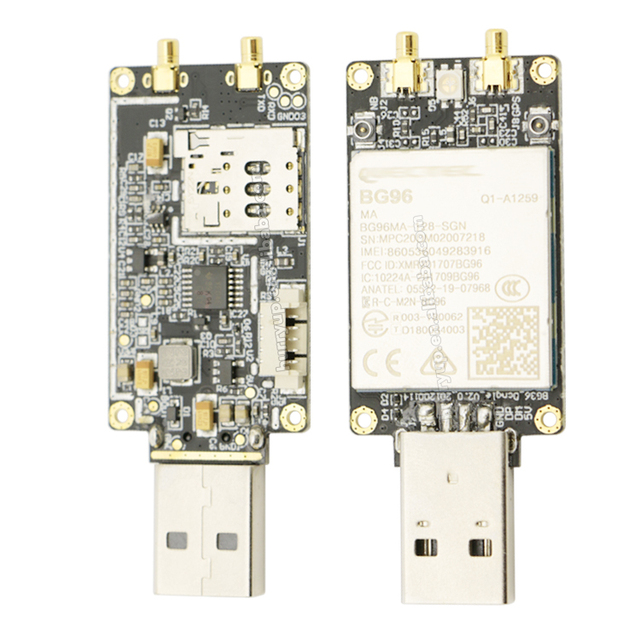 850/900/1800/1900Mhz 4G LTE EDGE GPRS GPS GNSS 4G LTE GPS BG96 USB Dongle Optional BG96 USB Dongle with SIM Card Slot