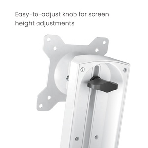 Sit <strong>Stand</strong> Single Gas Spring Monitor Arm Wall Mount Medical Wall-Mounted <strong>Workstation</strong> <strong>Stand</strong> <strong>up</strong> <strong>Computer</strong> Station With Keyboard Tray - Product Image 4