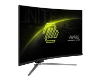 MAG 325CQRXF E2 32 inci WQHD Monitor game melengkung 240Hz kecepatan penyegaran 16:9 layar lebar lampu latar LED Panel IPS USB DP baru digunakan