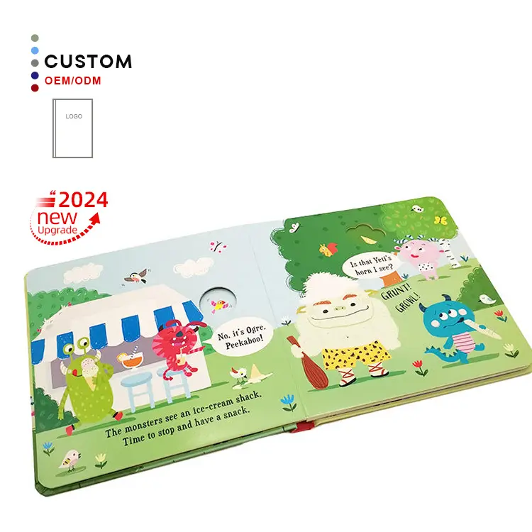 Nouveau design Vente en gros de livres pour enfants personnalisés Livres pour enfants à couverture rigide Services de maison d'impression