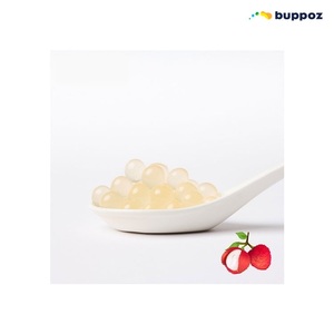 ลูกอมลิ้นจี่แบบแตกในปาก บรรจุในขวด ได้รับมาตรฐาน HACCP สำหรับร้านชานมไข่มุก รับผลิตแบบ OEM - Product Image 2