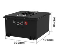 Batterie au lithium LiFePO4 personnalisée pour voiturette de golf, 48V/51.2V 50-200Ah, 6000 cycles, pack de batteries, fournie par l'usine CYCLENPO