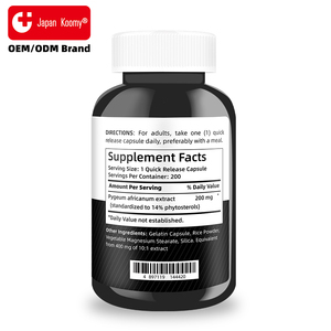 Cápsulas de Pygeum Shecome de Alta Calidad 4000mg, Suplemento Dietético para la Salud de la Próstata para Hombres, Suplemento de Pygeum - Product Image 3