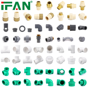 IFAN astm2846 tiêu chuẩn cao <span class=keywords><strong>PVC</strong></span> phụ kiện 1/2 "-2" màu be Nam TEE <span class=keywords><strong>Brass</strong></span> chèn <span class=keywords><strong>PVC</strong></span> phụ kiện - Product Image 5