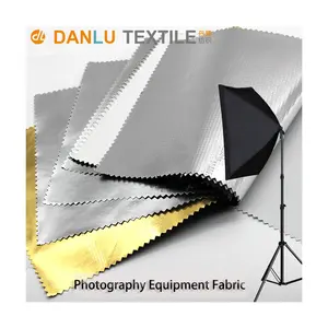 DANLU commercio all'ingrosso 210T tessuto di nylon ripstop con Riflettente Argento Rivestito in tessuto per illuminazione Fotografica