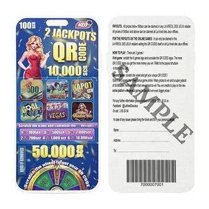 Impresión <span class=keywords><strong>de</strong></span> Tarjetas Rasca y Gana Personalizadas, Rasca y Gana con Código QR, Tarjeta <span class=keywords><strong>de</strong></span> Lotería para Negocios - Product Image 3