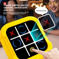 Jeu de société électronique multifonctionnel 5 en 1 Tic Tac Toe Gomoku pour enfants, certifié EN71 CPC, boîte anglaise, vente en gros