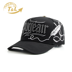 Gorra de Béisbol de Algodón de 5 Paneles con Logotipo Bordado Personalizado de Alta Calidad 4UGEAR, Gorra Deportiva para Hombre - Product Image 1