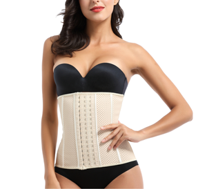 Ladies 'Tight <span class=keywords><strong>Waist</strong></span> Clip Damen 9-Boned Latex Taillen trainer Firm Control Sport gürtel Korsett Cincher Body Shaper Shape wear - Product Image 6