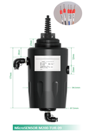 Sensor de Turbidez Digital IP68 90 °   Medidor de Dispersión Óptica 0-4000NTU RS485 4-20mA para Monitoreo en Línea de Lodos Acuáticos