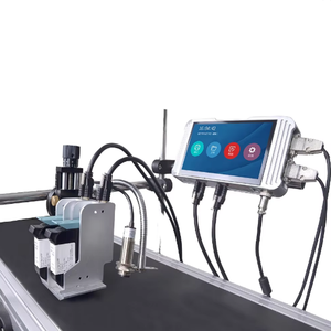 5 인치 터치 스크린이있는 자동 지능형 판지 코더 만료 날짜 배치 코드 프린터 온라인 TIJ 잉크젯 프린터 - Product Image 1