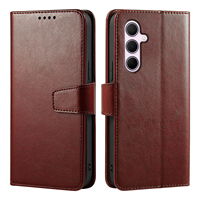 Couverture de livre à rabat pour Samsung Galaxy S25 S21 FE S22 S23 Ultra S24 Plus coque de téléphone en cuir d'agneau Funda