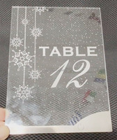 Numéros de table en acrylique de mariage, lumière personnalisée, LOGO Numéros de table en acrylique à batterie rechargeable LED Numéros de table en acrylique Mariage vierge