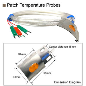 مسبار RTD سطحي للتثبيت على الأنابيب -50~200℃ بلاتين فئة A مخصص من OEM مستشعر درجة الحرارة - Product Image 5