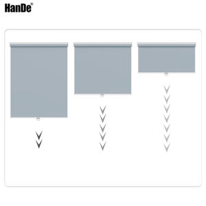 Stores à enrouleur automatiques sans cordon personnalisés pour fenêtres intérieures, stores à enrouleur manuels sans cordon, stores à enrouleur à ressort - Product Image 6