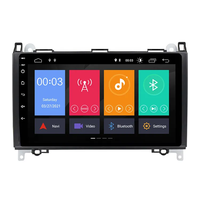 Radio mobil 2 + 32GB 9 inci, untuk Mercedes Benz B200 A B Class W169 W245 Viano Vito W639 Sprinter W906 dengan output Video