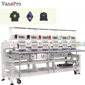 VanePro Nueva Máquina de Coser y Bordar Computarizada de Alta Velocidad para Uso Doméstico, 1200 RPM, 6 Cabezales, con Motor - Product Image 1