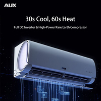 Climatisation murale split AUX 3HP 24000BTU, puissant onduleur, refroidissement puissant, grand débit d'air, adapté aux grands bureaux