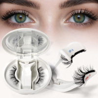 Nouveau stock – Kit de cils magnétiques souples réutilisables pour voyage, sans colle, avec applicateur, courbure C