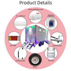 Remolque Móvil con Baño Portátil para Caravanas, Alquiler de Inodoros Portátiles para Camping, Remolque con Baño Portátil - Product Image 6