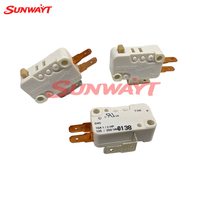 Micro-interrupteur SPDT haute intensité SUNWAYT SW-GD8 D45 10A 250V AC à bouton-poussoir, 500k cycles, pour jeux d'arcade et équipements de divertissement (PC)