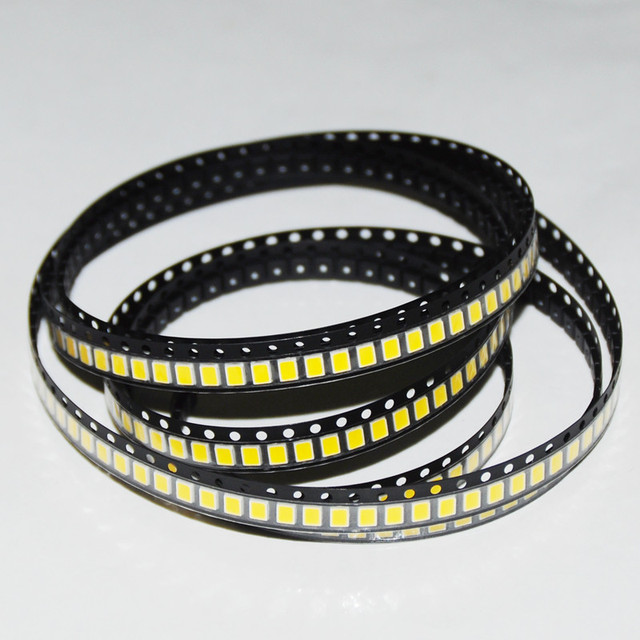 High Performance 1W White SMD LED Chips 2835 3V 6V 9V 6000-6500K Factory Direct Supply
