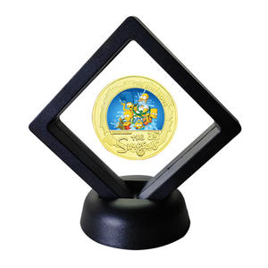 Moneda Conmemorativa de Metal de <span class=keywords><strong>los</strong></span> <span class=keywords><strong>Simpson</strong></span>, Personajes de Dibujos Animados, Chapada en Oro de 24k - Product Image 4