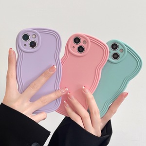 Custodia per <span class=keywords><strong>iPhone</strong></span> 15, Cover Morbida in TPU con Bordo Ondulato Colorato per Donne e Ragazze, Compatibile con <span class=keywords><strong>iPhone</strong></span> <span class=keywords><strong>11</strong></span> 12 13 14 15 <span class=keywords><strong>Pro</strong></span> <span class=keywords><strong>Max</strong></span> - Product Image 3