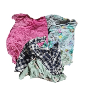 Venta al por mayor de insertos Textiles Industriales Residuos de algodón Camisetas recuperadas para EE. UU. Trapos de 5kg - Product Image 2