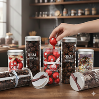 Boîte en plastique transparente ronde en PVC PET sur mesure pour l'emballage de chocolat, fabriquée par une usine OEM