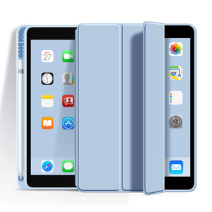 Étui de protection pour tablette avec support à trois volets et protection anti-chute pour iPad 10.2 Pro 11 Air4 TPU+Cuir - Product Image 5