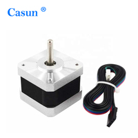 Casun 42X42X34Mm Bipolar DC 24V NEMA17 Motor Stepper untuk 3D Printer XYZ CNC Kit