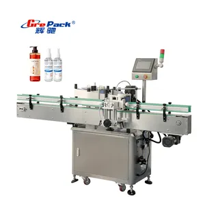 High Precision Automatic Round Bottle Labeling Machine for Plastic Glass Metal Bottle