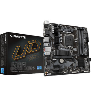 B760M DS3H DDR4 LGA 1700 B760 Carte mère M-ATX mit DDR4 Dual M.2 PCIe 4.0 USB 3.2 Gen 2 Typ C - Product Image 2