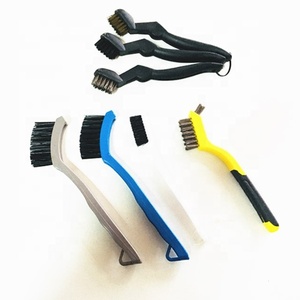 Small Nylon Grout Tile Floor Cleaning Brush Brushes with Plastic Handle