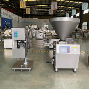 Machine de remplissage de saucisse sous vide de salami de Bologne de mortadelle de hot-dog de jambon russe de qualité professionnelle - Product Image 5