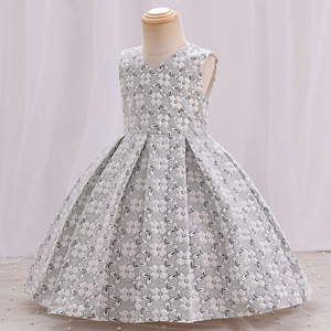 Robe de demoiselle d'honneur pour filles, col en V, dentelle, robe de bal rose pour enfants, anniversaire, mariage - Product Image 4