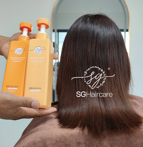 SGHaircare - Set de Champú y Acondicionador con Proteínas y Biotina para Volumen e Hidratación, 500 ml, Reparación Capilar Profesional, Venta al por Mayor - Product Image 3