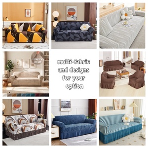 High Quality Modern Stretch Spandex L Shaped <strong>Sofa</strong> Cover <strong>Slipcover</strong> <strong>for</strong> Recliner Sectional Couch Quilted Non Slip Furniture - Product Image 5