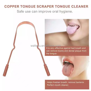 Xách tay đồng lưỡi <span class=keywords><strong>scraper</strong></span> với hộp lưu trữ bằng Miệng Làm Sạch công cụ tương tự như lưỡi bàn chải đánh răng - Product Image 4