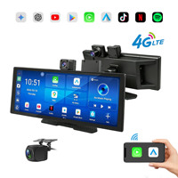 Caméra embarquée 11,4 pouces 4G 8 cœurs Android 15 4G+64G avec CarPlay & Android Auto, G-Sensor, GPS, Mirror Link, Wi-Fi, Bluetooth, FM et DVR pour voiture