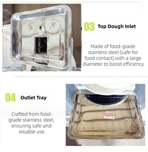 เครื่องปั้นแป้งอัตโนมัติไฟฟ้า ขนาด <span class=keywords><strong>50</strong></span>-140 กรัม ทำจากสแตนเลสเกรดอาหาร สำหรับทำเบเกอรี่ แบ่งแป้งและปั้นกลม - Product Image 6