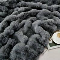 Zhengtai Luxe Chaud En Peluche Épais Couverture En Fausse Fourrure pour Canapé-Lit Canapé Épais Couvertures Chaudes