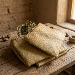 Natural Straw Bag, Sea Grass Bag, Straw <b>Hand</b> Bag - Product Image 2